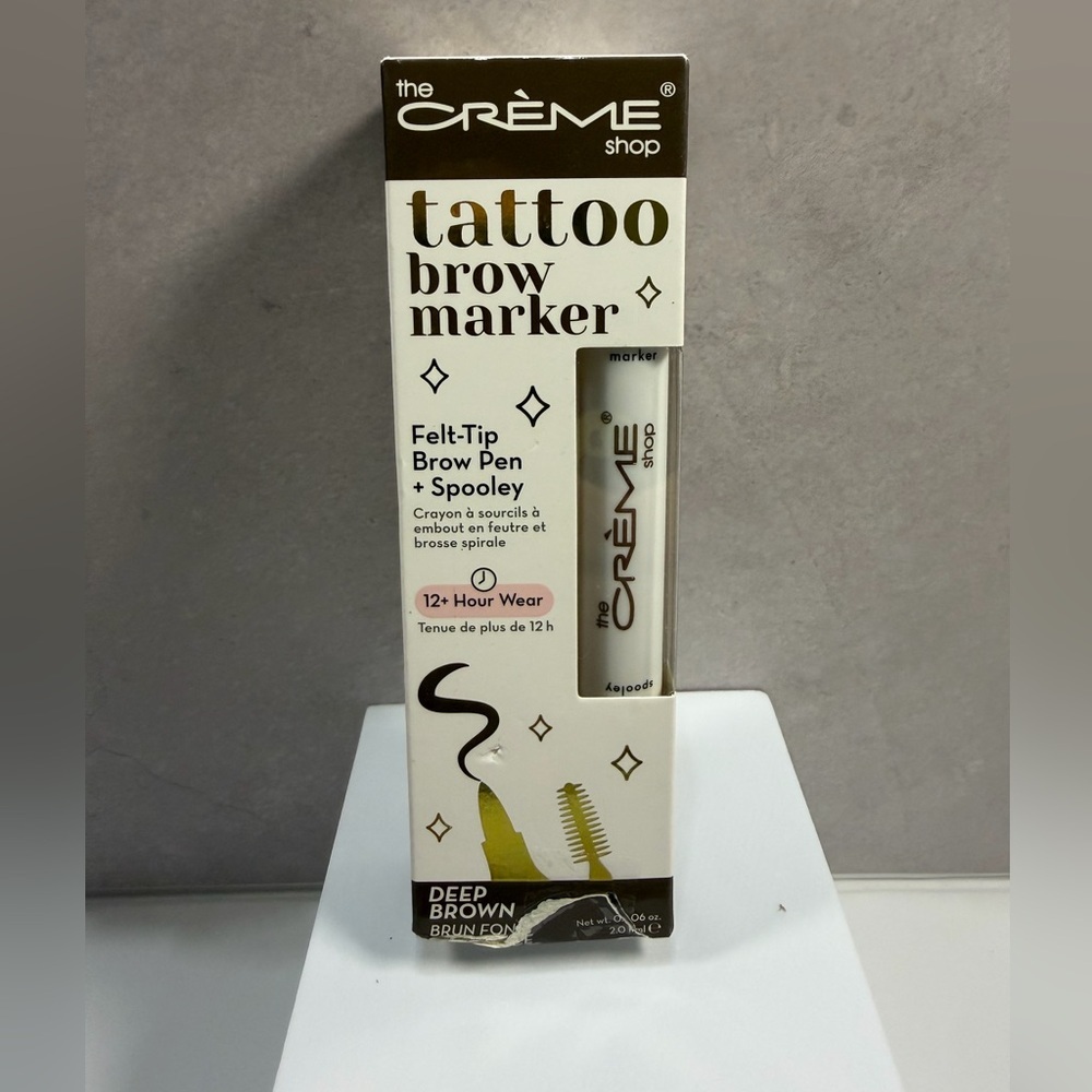🩷5/$10 Creme Shop Tattoo Brow Marker in Deep Brown